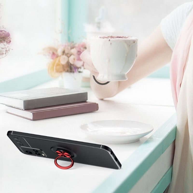 Telefoonhoesje voor Vivo Y21 / Y21s / Y33s Bescherming Siliconen Met Roterende Ondersteuning