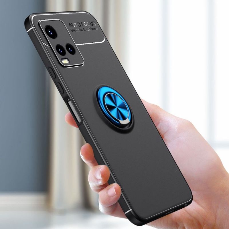 Telefoonhoesje voor Vivo Y21 / Y21s / Y33s Bescherming Siliconen Met Roterende Ondersteuning