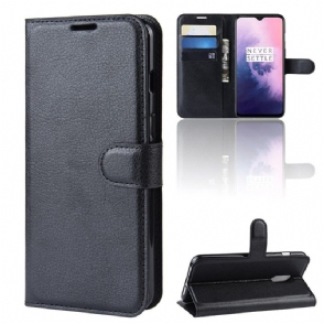 Case voor OnePlus 7 Bescherming Portemonnee Leren Stijl Leren Portemonnee