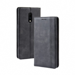 Case voor OnePlus 7 De Lederen Stijl Cirénius