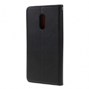 Folio-hoesje voor OnePlus 7 Leren Stand Case