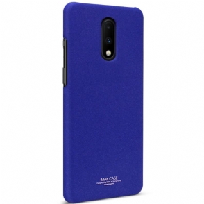 Hoesje voor OnePlus 7 Imak Matte Afwerking + Verwijderbare Steun - Blauw