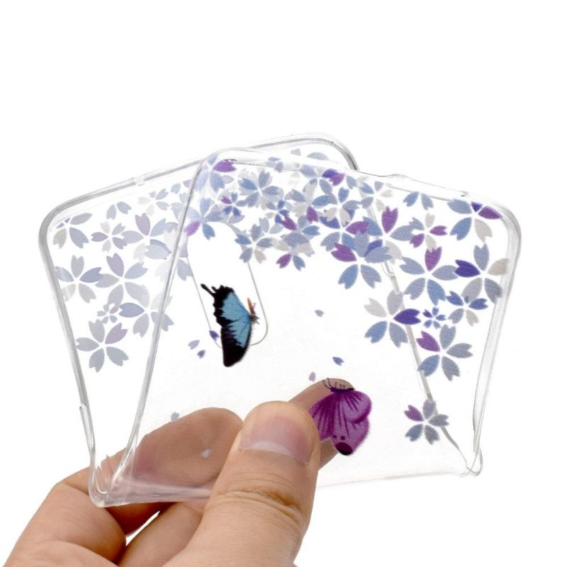 Hoesje voor OnePlus 7 Vlinders Bloemen