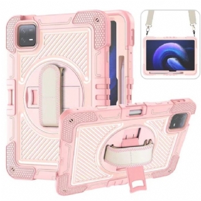 Cover Hoesje Xiaomi Pad 6 Telefoonhoesje Ultra-resistent Met Schouderriem