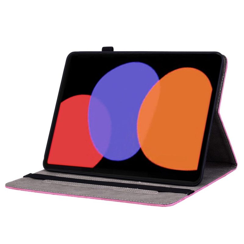 Cover Xiaomi Pad 6 Roze Leerlook