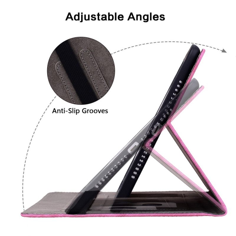Cover Xiaomi Pad 6 Roze Leerlook