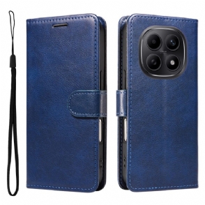 Flip Case Leren Xiaomi Redmi Note 15 5g Effen Leerlook