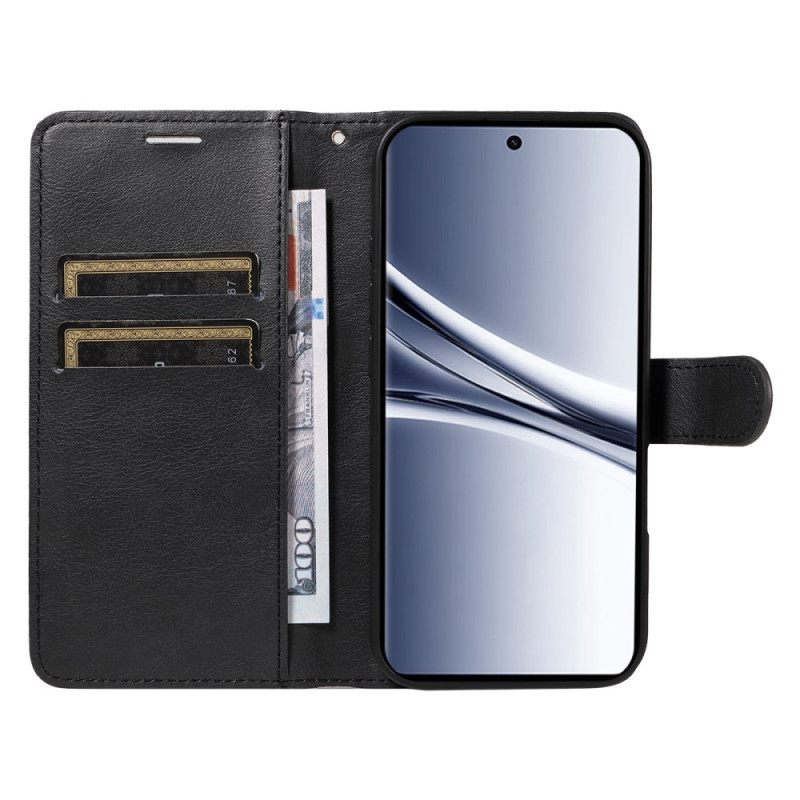 Flip Case Leren Xiaomi Redmi Note 15 5g Effen Leerlook