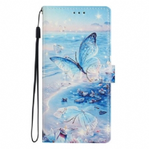 Flip Case Leren Xiaomi Redmi Note 15 5g Oceaanvlinder