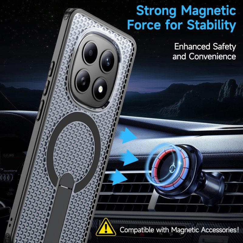 Flip Case Leren Xiaomi Redmi Note 15 5g Rastertextuur