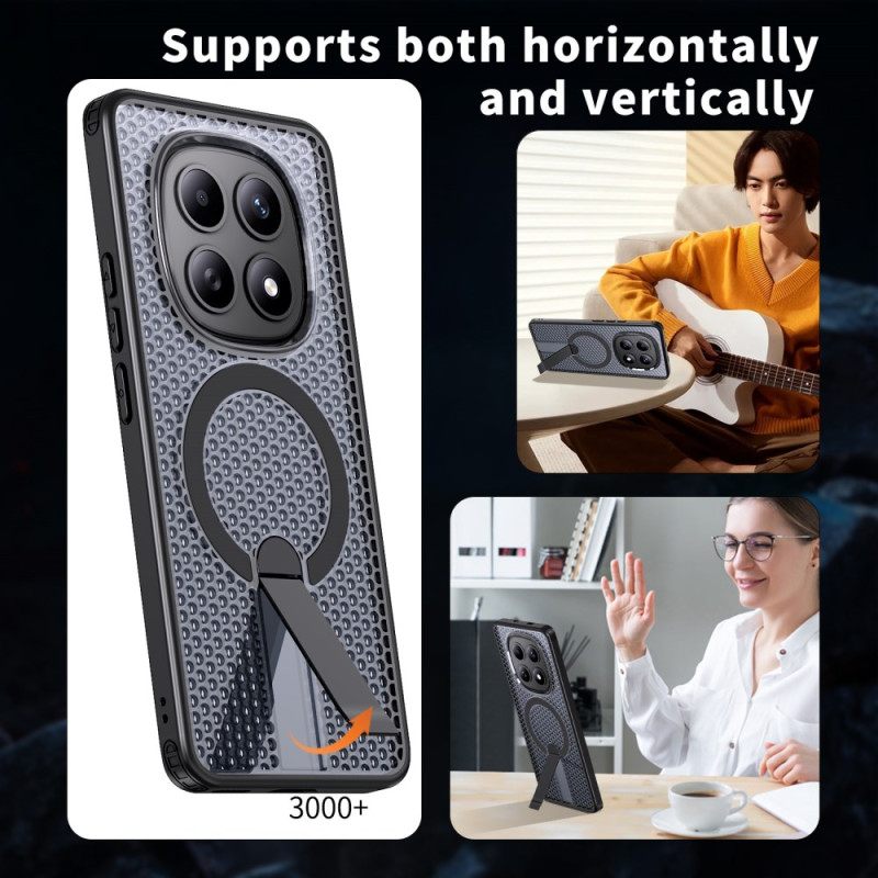 Flip Case Leren Xiaomi Redmi Note 15 5g Rastertextuur