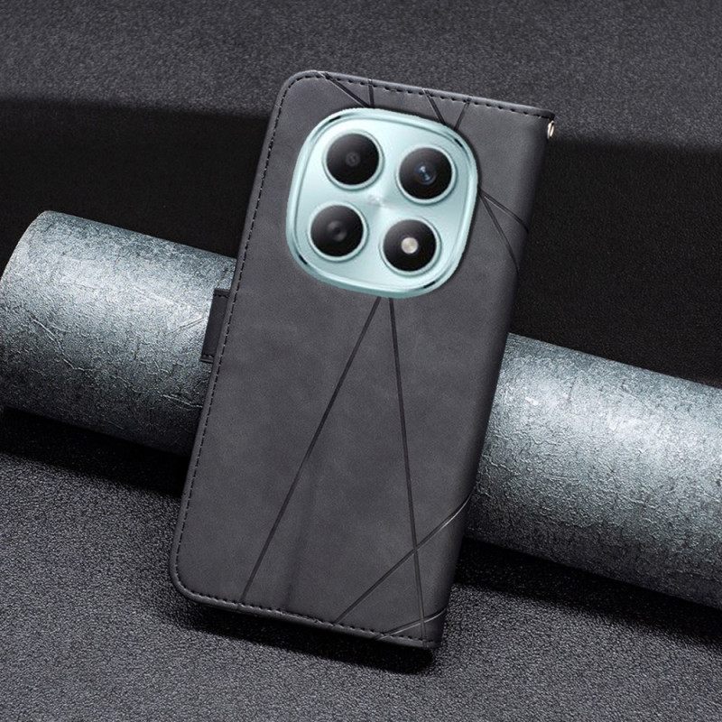 Folio-hoesje Xiaomi Redmi Note 15 5g Binfen Color Geometrisch