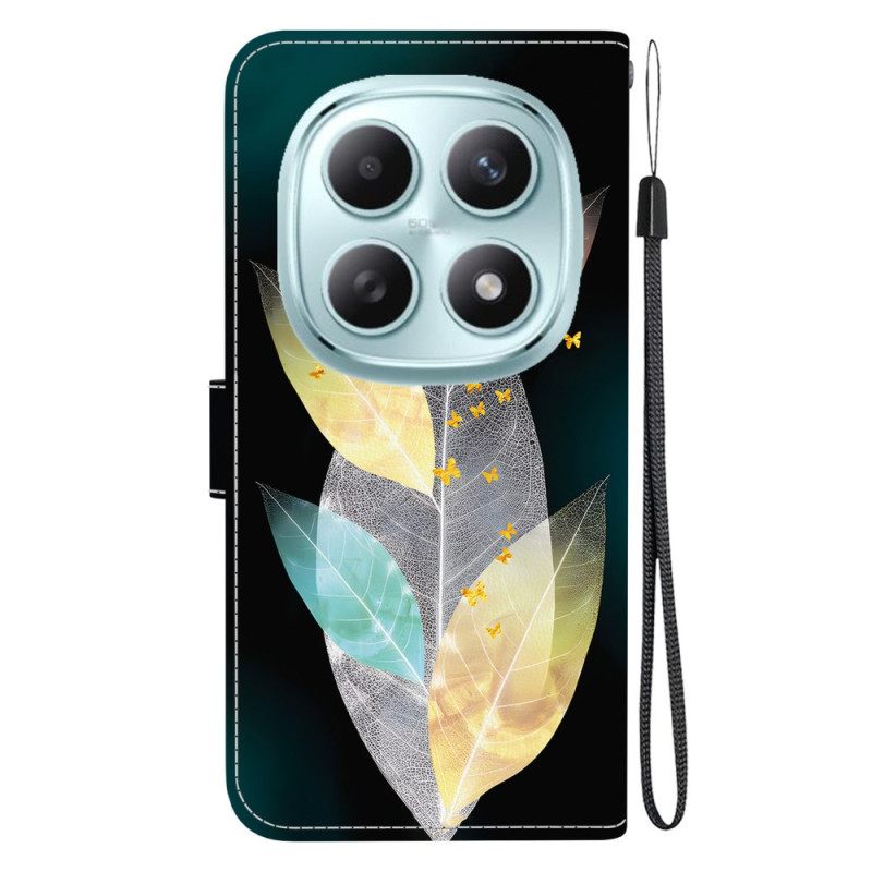 Folio-hoesje Xiaomi Redmi Note 15 5g Kleurrijke Bladeren