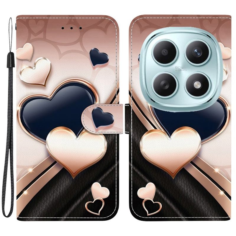 Folio-hoesje Xiaomi Redmi Note 15 5g Liefdespatroon