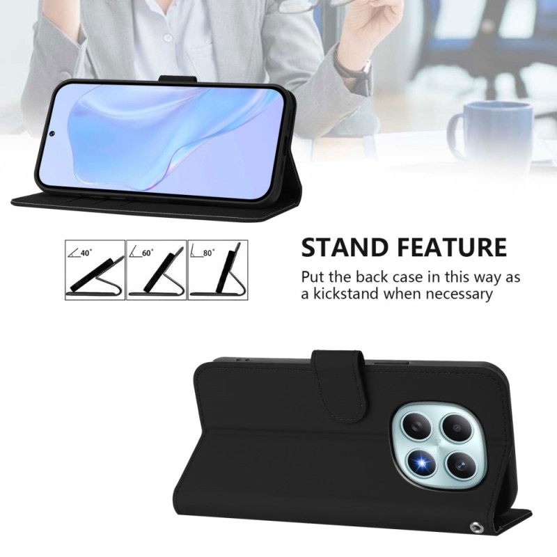 Folio-hoesje Xiaomi Redmi Note 15 5g Telefoonhoesje Effen