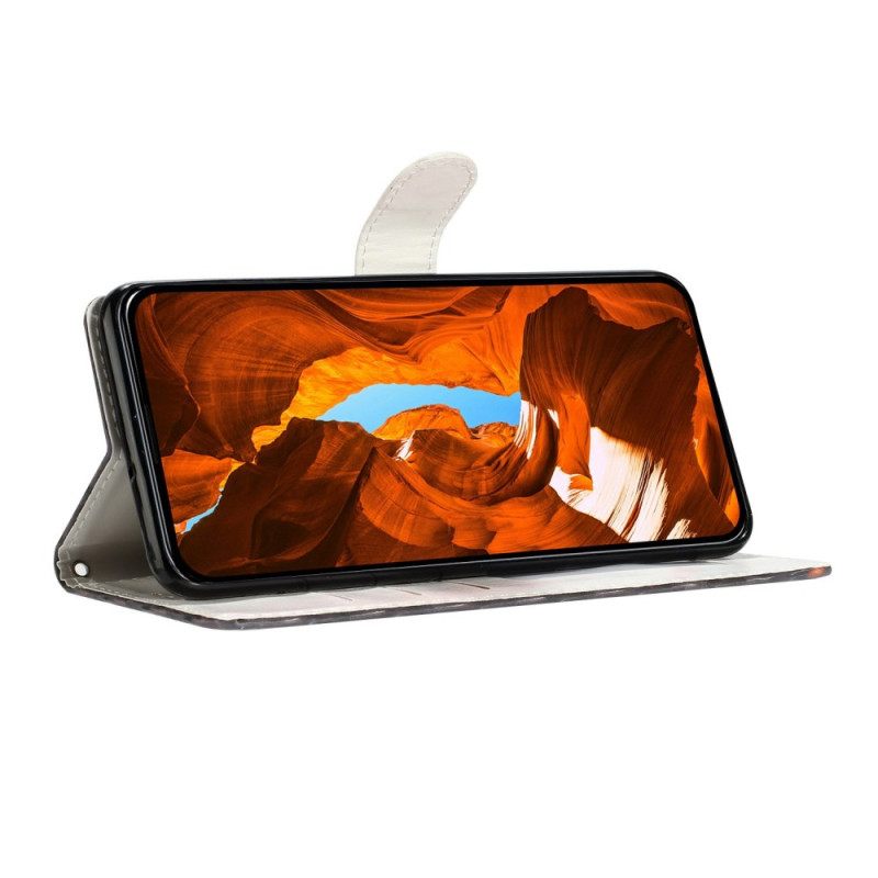 Folio-hoesje Xiaomi Redmi Note 15 5g Telefoonhoesje Rozenkruispatroon