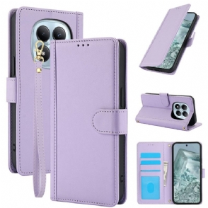 Folio-hoesje Xiaomi Redmi Note 15 5g Telefoonhoesje Standaard En Polsbandje