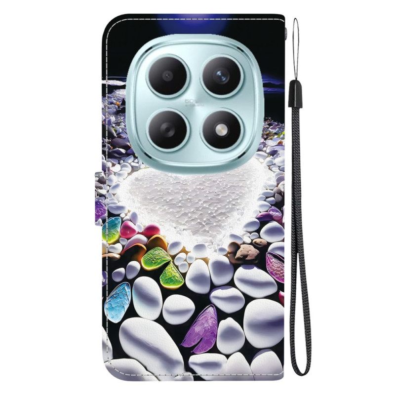 Folio-hoesje Xiaomi Redmi Note 15 5g Wit Hart