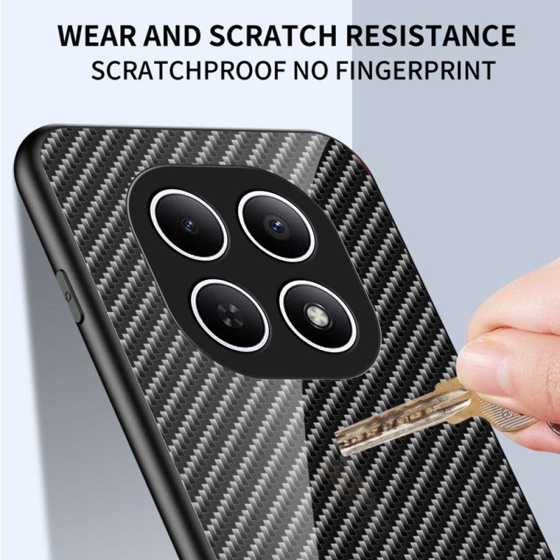 Hoesje Xiaomi Redmi Note 15 5g Gehard Glas Met Koolstofvezel Bescherming Hoesje