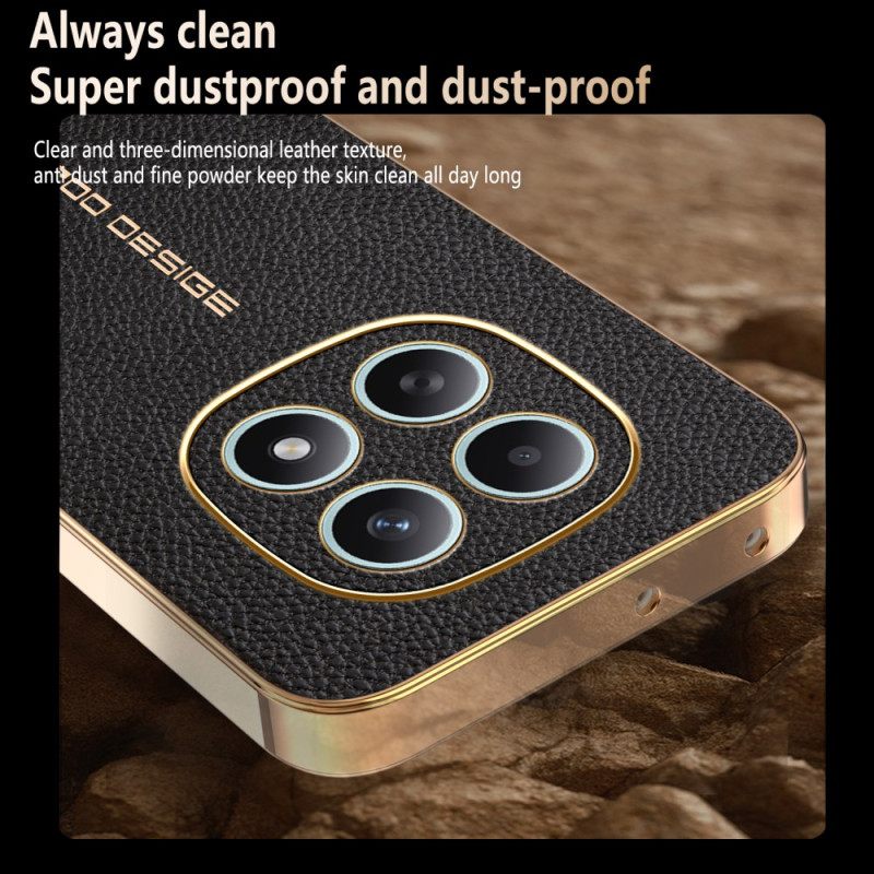 Hoesje Xiaomi Redmi Note 15 5g Krasbestendige Lychee-textuur Bescherming Hoesje