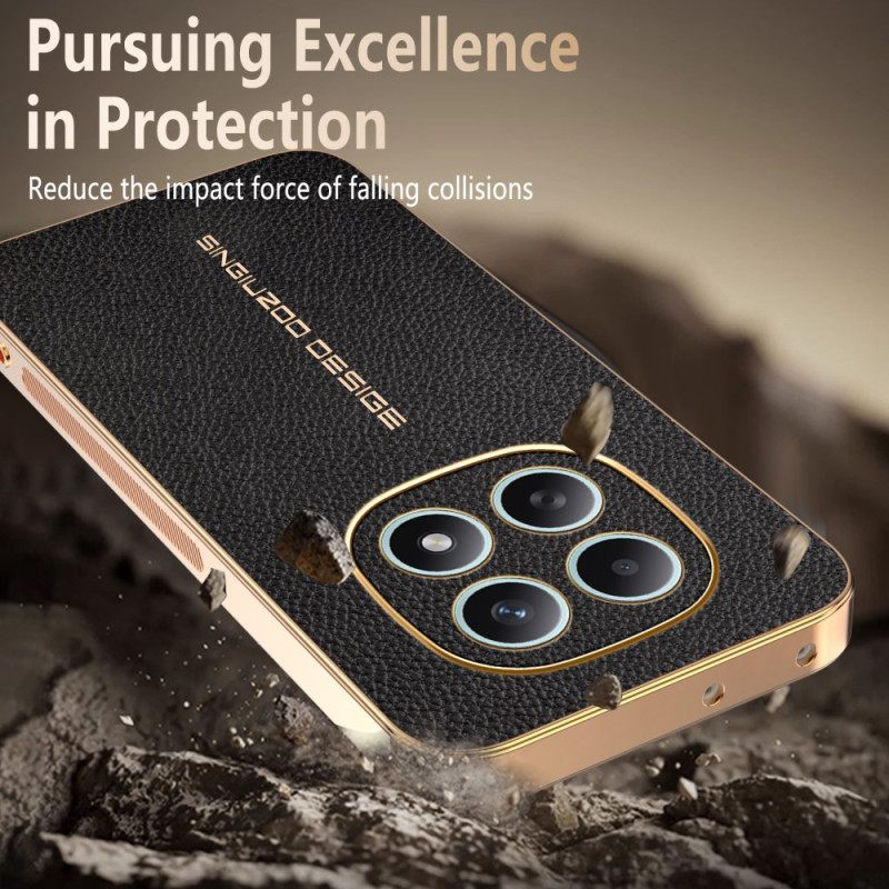 Hoesje Xiaomi Redmi Note 15 5g Krasbestendige Lychee-textuur Bescherming Hoesje