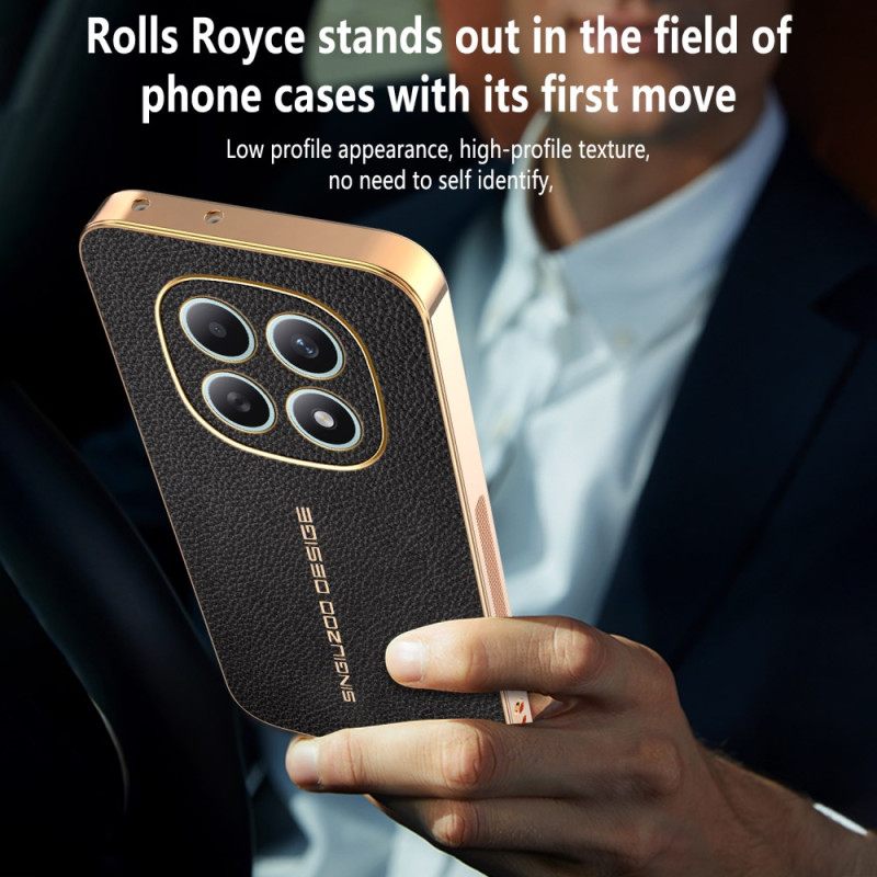 Hoesje Xiaomi Redmi Note 15 5g Krasbestendige Lychee-textuur Bescherming Hoesje