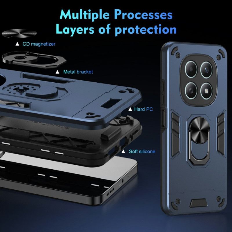 Hoesje Xiaomi Redmi Note 15 5g Ringhouder En Verstevigde Bescherming Bescherming Hoesje