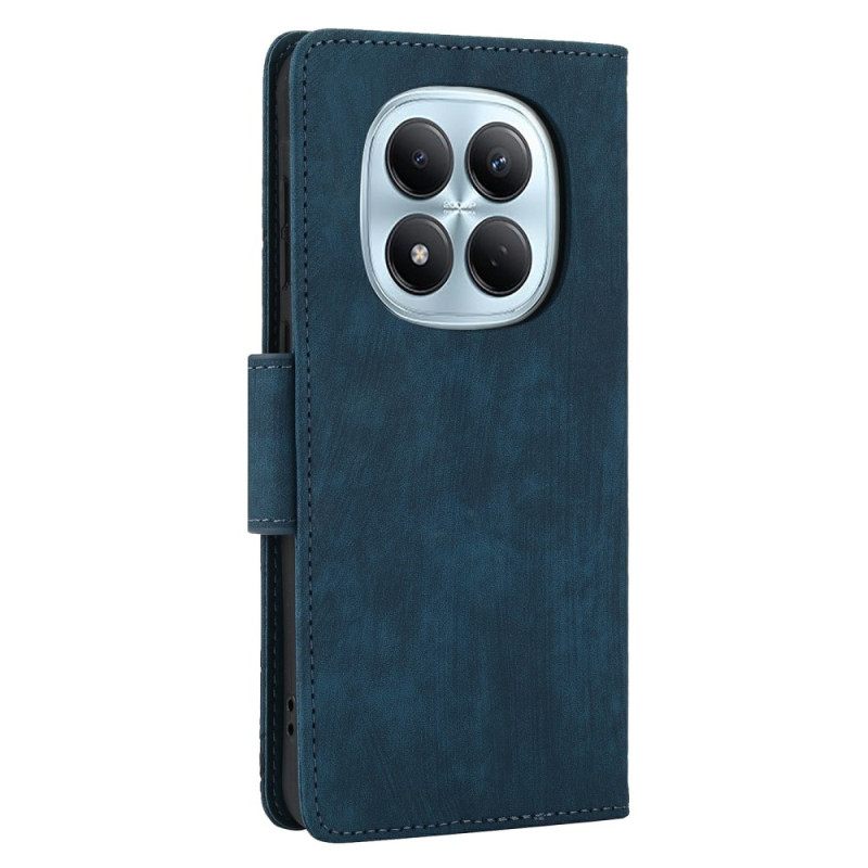 Leren Hoesje Voor Xiaomi Redmi Note 15 5g Bloemen En Vlinders