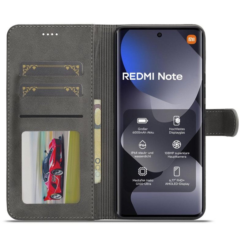 Leren Hoesje Voor Xiaomi Redmi Note 15 5g Lc.imeeke Lederlook