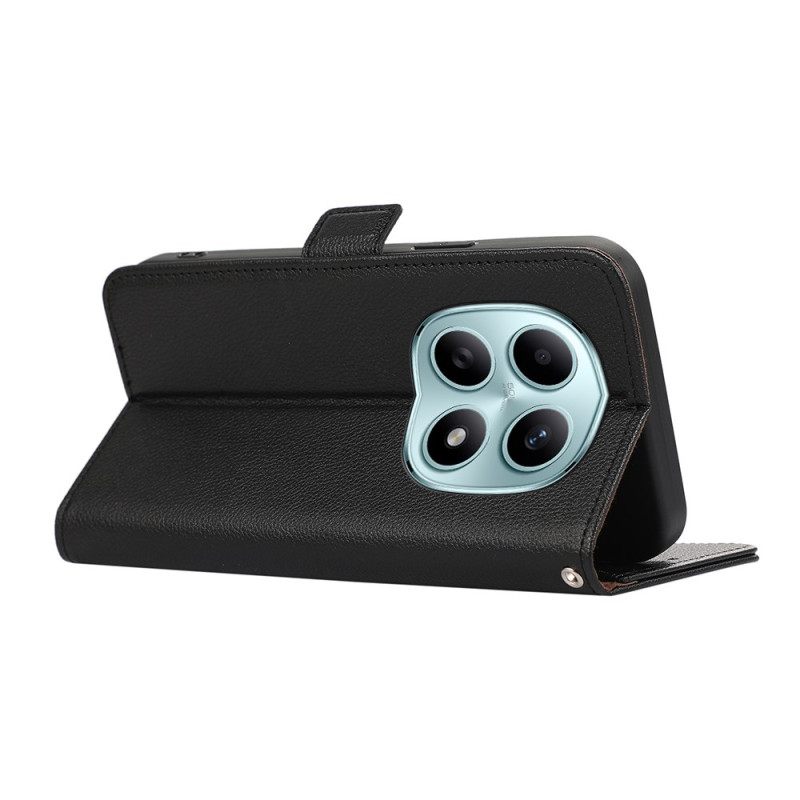 Leren Hoesje Voor Xiaomi Redmi Note 15 5g Rfid-bescherming Abeel