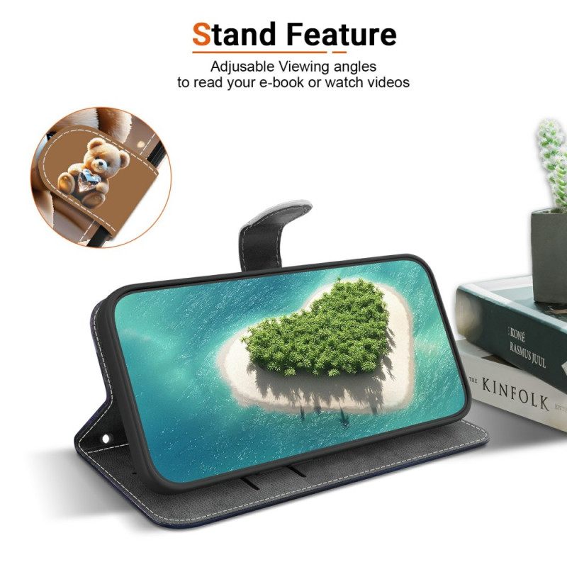 Leren Hoesje Xiaomi Redmi Note 15 5g Lantaarn Vlinders Bescherming Hoesje