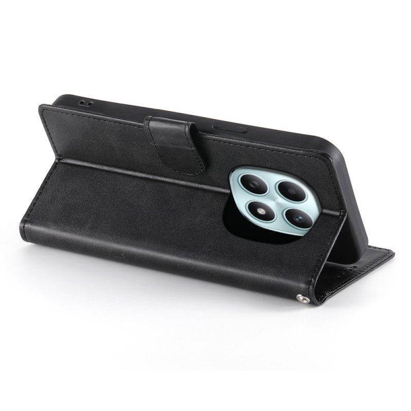 Leren Hoesje Xiaomi Redmi Note 15 5g Leer-effect Bescherming Hoesje