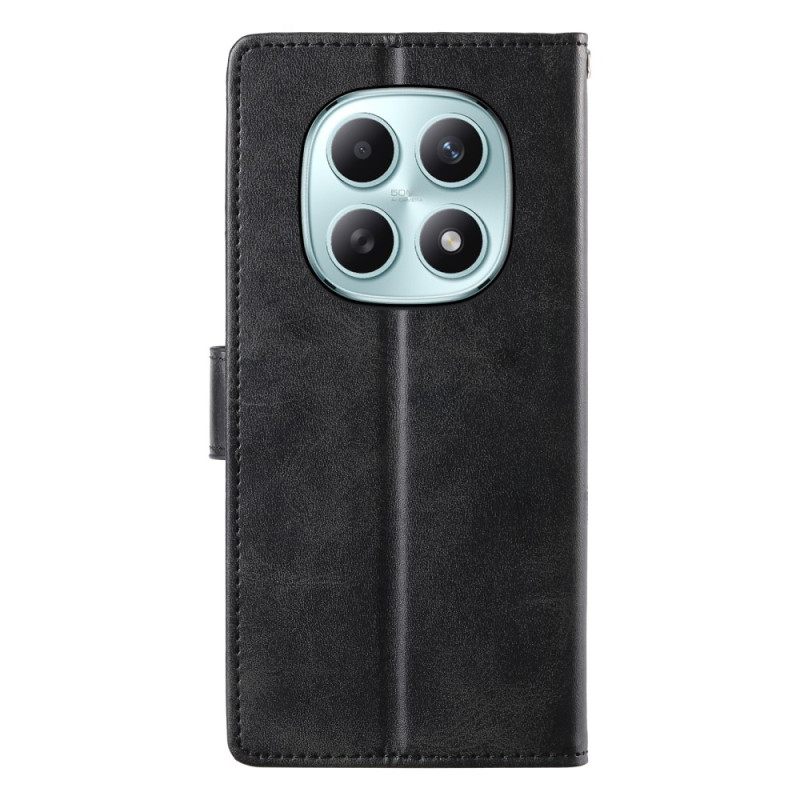 Leren Hoesje Xiaomi Redmi Note 15 5g Leer-effect Bescherming Hoesje
