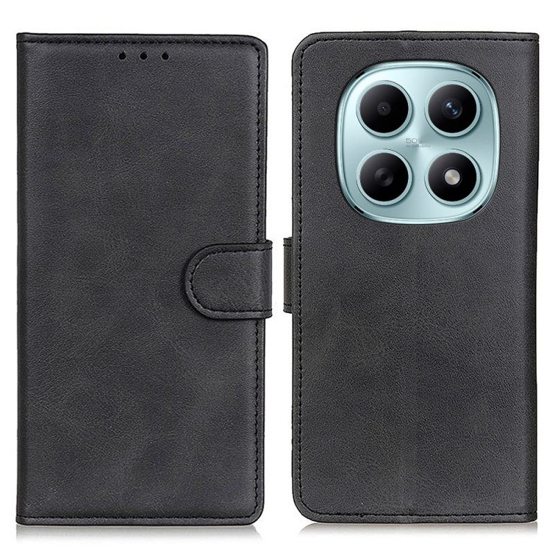 Leren Hoesje Xiaomi Redmi Note 15 5g Mat Kunstleer Bescherming Hoesje