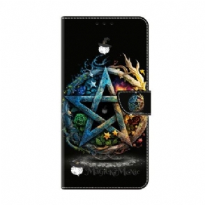 Leren Hoesje Xiaomi Redmi Note 15 5g Pentagram Bescherming Hoesje