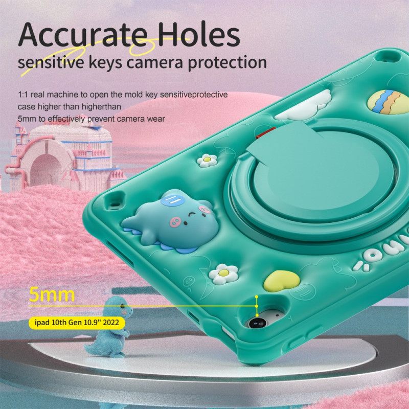 Cover Hoesje iPad (2025) Telefoonhoesje Meerlaags Met Schouderband