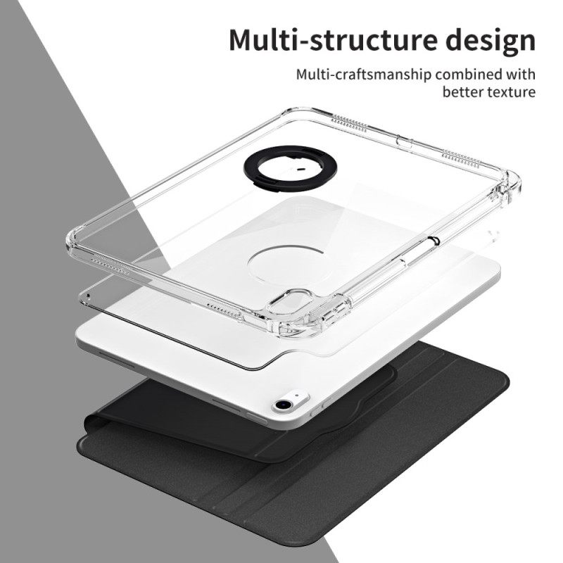 Cover iPad (2025) Hybride Met Draaibare Standaard