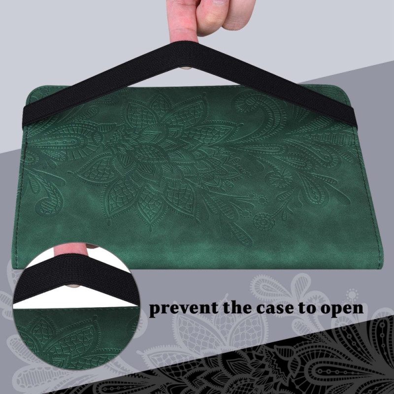 Cover iPad (2025) Mandala Bloem Bescherming Hoesje