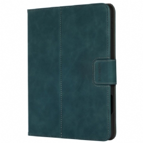 Folio-hoesje iPad (2025) Leren Klep En Stylushouder