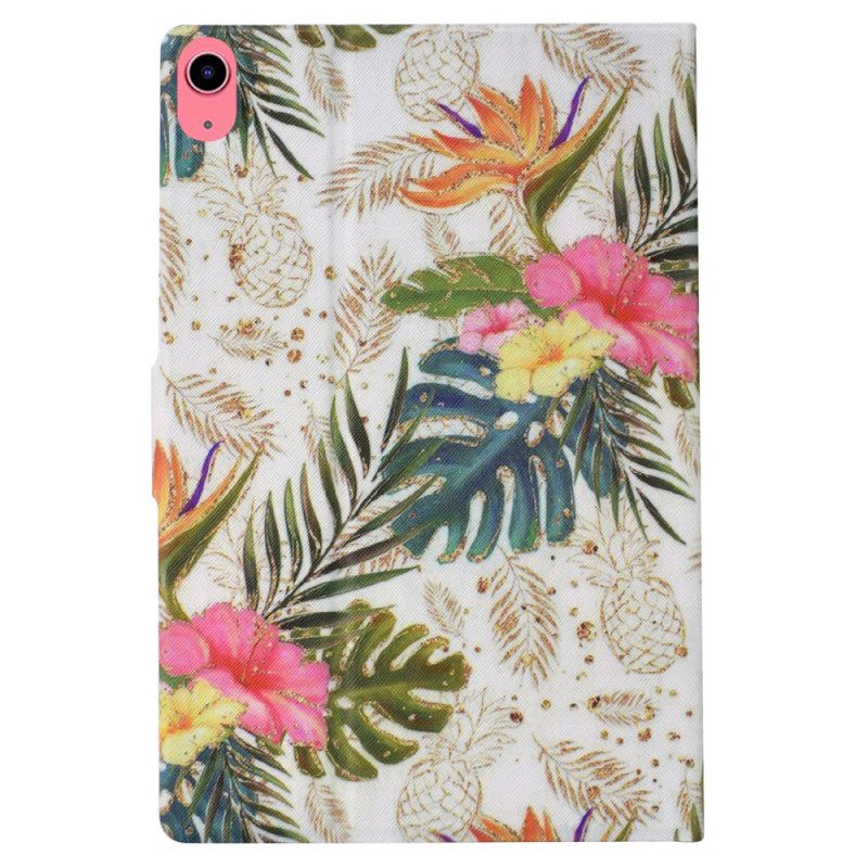 Folio-hoesje iPad (2025) Telefoonhoesje Gouden Ananas