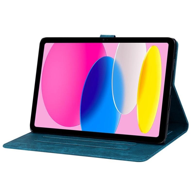 Folio-hoesje iPad (2025) Telefoonhoesje Kersenbloesem En Katten