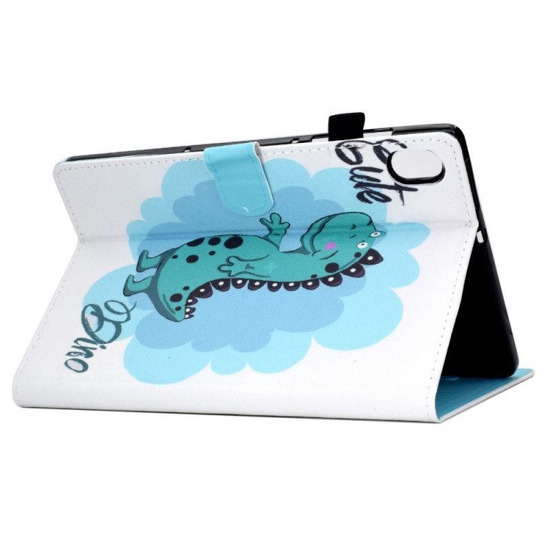 Folio-hoesje iPad (2025) Telefoonhoesje Schattige Dinosaurus
