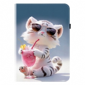 Hoesje Case iPad (2025) Telefoonhoesje Cartoontijger