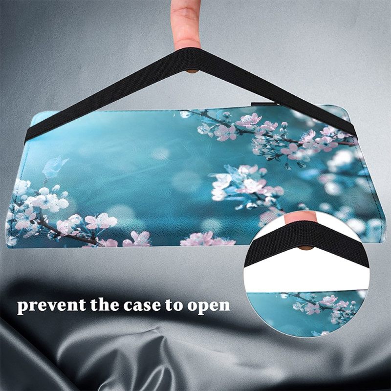 Hoesje Case iPad (2025) Telefoonhoesje Perzikbloesems