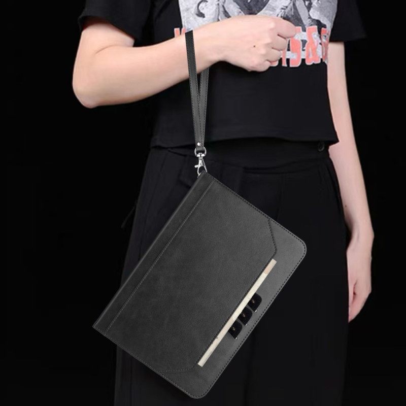 Hoesje Case iPad (2025) Telefoonhoesje Portemonnee En Handsfree Standaard