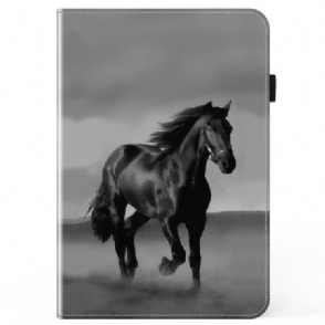 Hoesje Case iPad (2025) Telefoonhoesje Zwart Paard