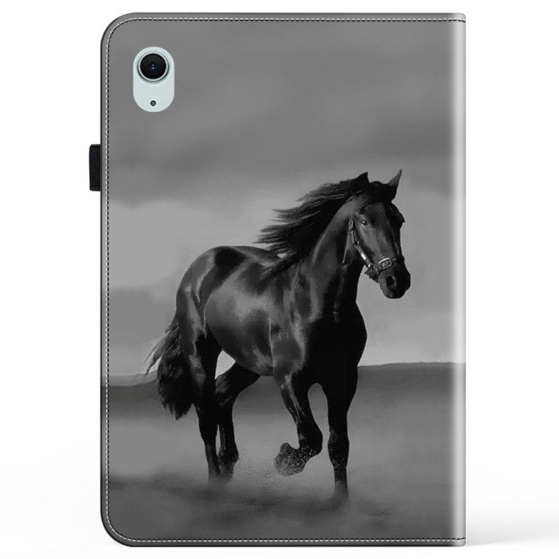 Hoesje Case iPad (2025) Telefoonhoesje Zwart Paard