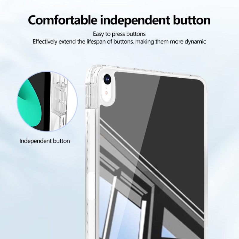 Hoesje iPad (2025) Hybride Met Stylushouder Bescherming Hoesje