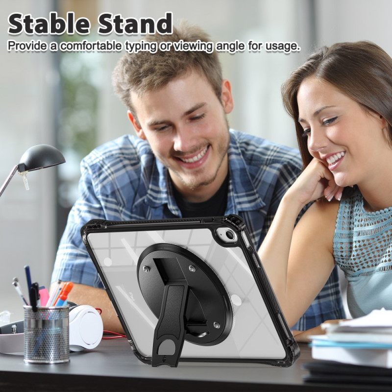 Hoesje iPad (2025) Transparante Geïntegreerde Standaard Bescherming Hoesje