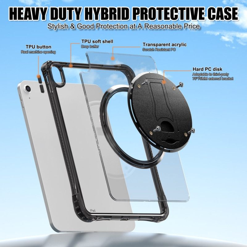 Hoesje iPad (2025) Transparante Geïntegreerde Standaard Bescherming Hoesje